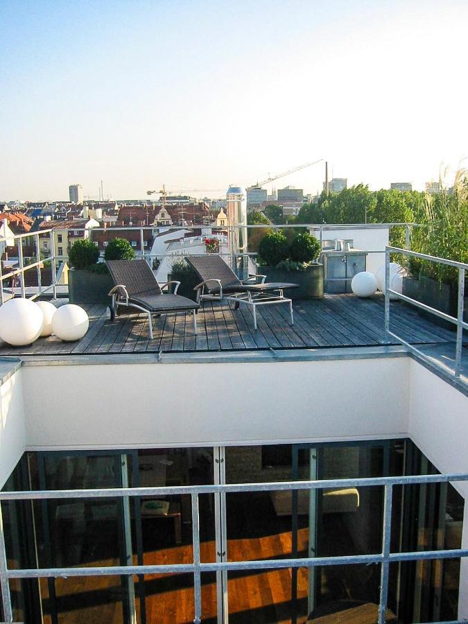 Exklusives Panorama Penthouse Im Herzen Von Munchen, Dachterasse, Kamin Appartement