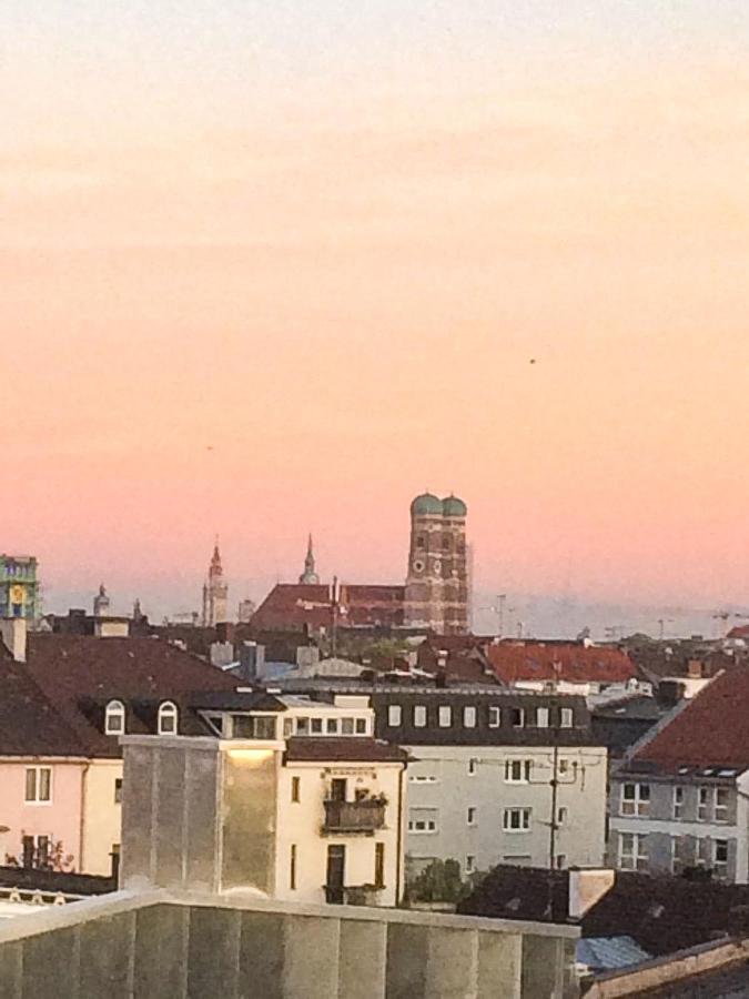 Exklusives Panorama Penthouse Im Herzen Von Munchen, Dachterasse, Kamin * München